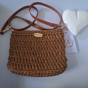 Milk & Honey Crochet Crossbody Bag